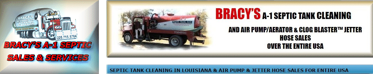 Bracy's A-1 Septic Tank Cleaning Services