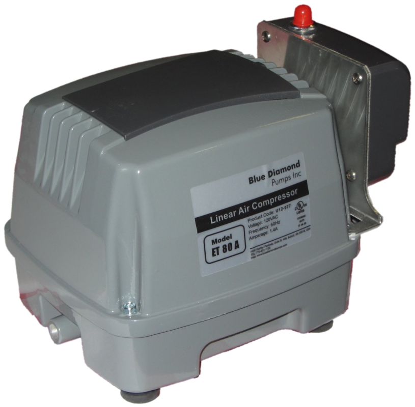 Blue Diamond ET80A Septic Air Pump Bracys A1 Septic