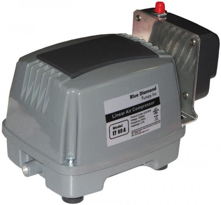 Blue Diamond ET60A Septic Air Pump Bracys A1 Septic